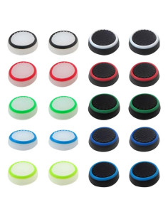 20 Pcs Tapas de Joystick Silicona GRABOTE para PS5 PS4 Xbox
