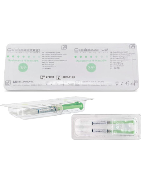 Gel Blanqueador Dental Opalescence 35% Menta - 4 Jeringas