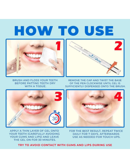 Pluma Blanqueadora de Dientes Venus Visage - 20+ Usos