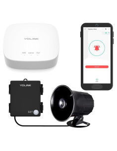 Kit Alarma Inteligente YoLink con Sirena 110 dB Inalámbrica