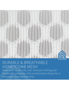 Bolsas de Lavandería de Malla Muchfun 60x60 cm 3 Pcs Duraderas 2