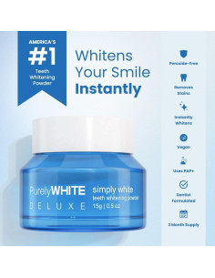 Polvo Blanqueador PurelyWHITE DELUXE - Sin Sensibilidad 2