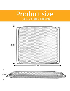 Cesta de Freidora de Aire Emeril Lagasse 25 QT 35.8x29.9 cm 2