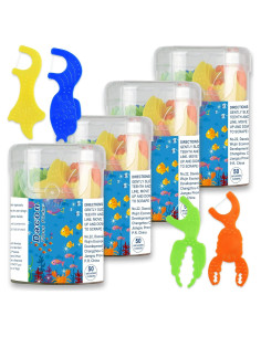 Hilo Dental para Niños Dacon - 50 Palillos Animales Marinos