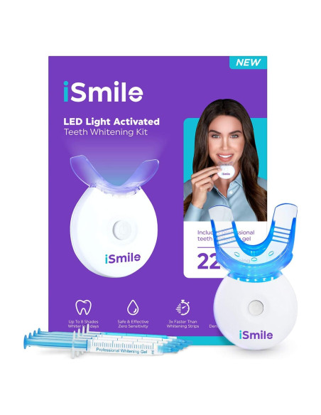 Kit Blanqueamiento Dental iSmile - Luz LED, 35% Peróxido