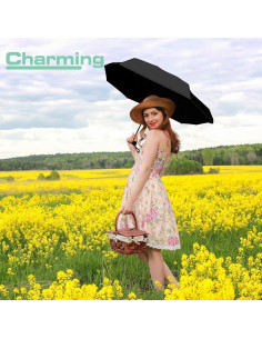 Paraguas Compacto PTGRSWK Mini Plegable 16cm - Ligero y Resistente 2