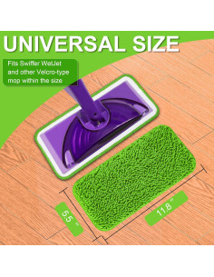 Paños de Mopa Reutilizables Aifacay para Swiffer Wet Jet - 6 Piezas 2