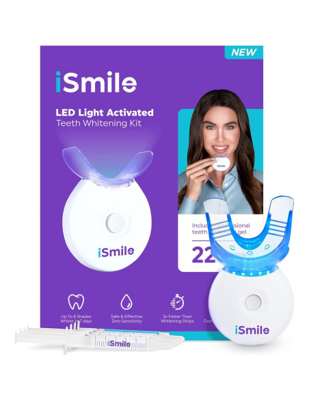 Kit Blanqueamiento Dental iSmile - Luz LED, 35% Peróxido