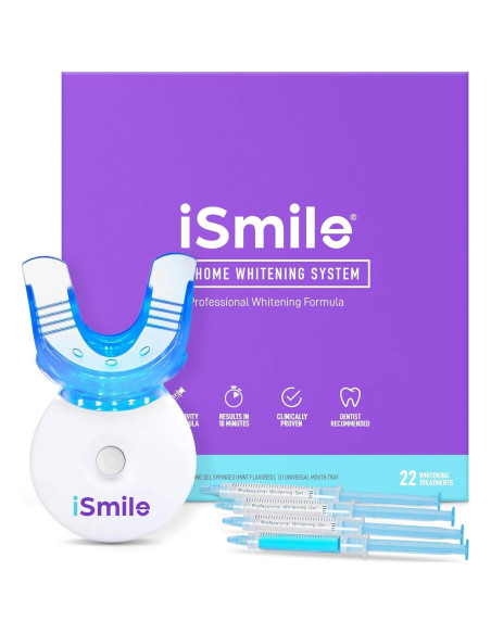 Kit Blanqueamiento Dental iSmile - Luz LED, 35% Peróxido