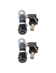 Cerradura Cam Tubular Admiral 28.6mm, Llave Removible, Paquete de 2