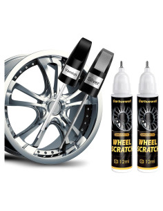 Pintura de Retoque Plateada Carhuewell 18.93 ml - Kit de Reparación