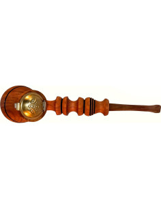 Pipa de Tabaco de Madera de Cereza Hecha a Mano 22 cm 2