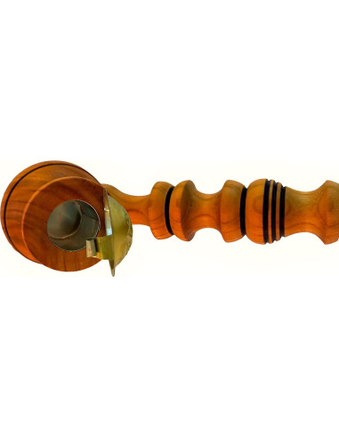 Pipa de Tabaco de Madera de Cereza Hecha a Mano 22 cm