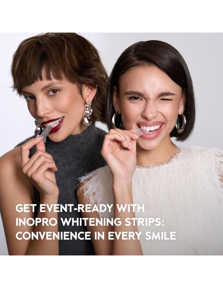 Tiras Blanqueadoras Naturales Inopro 14 Tratamientos Dientes