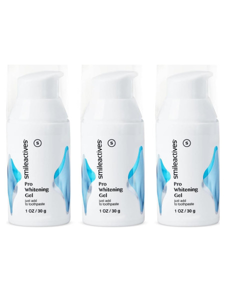 Gel Blanqueador de Dientes Smileactives 3x30ml con Peróxido