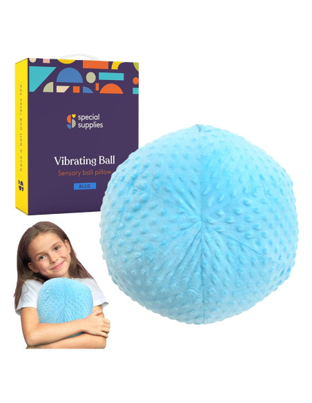 Almohada Vibrante Terapéutica Suministros Especiales 30x30 cm Azul