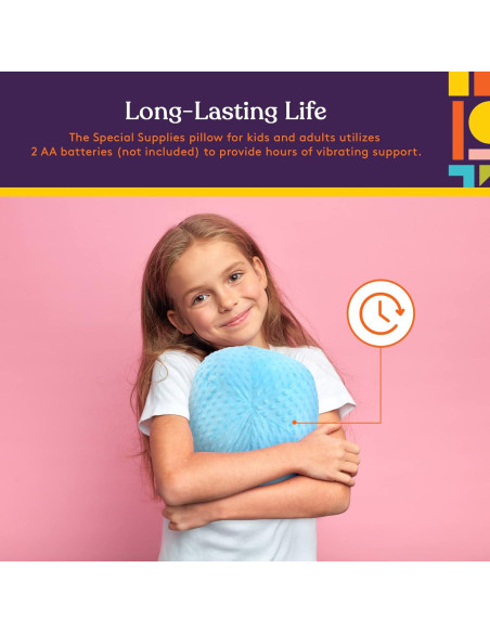 Almohada Vibrante Terapéutica Suministros Especiales 30x30 cm Azul