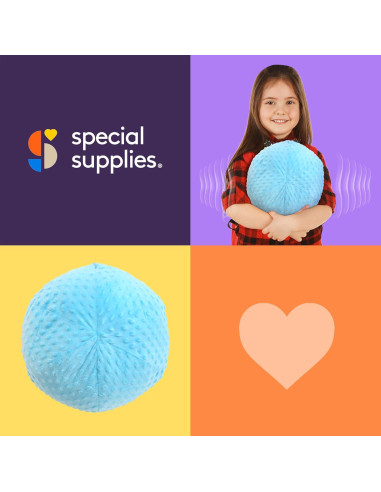 Almohada Vibrante Terapéutica Suministros Especiales 30x30 cm Azul