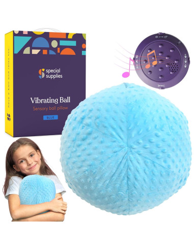 Almohada Vibrante Terapéutica Suministros Especiales 30x30 cm Azul