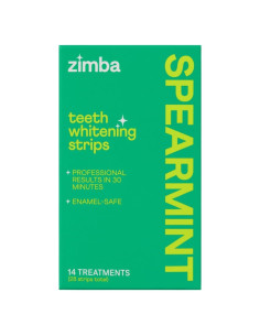 Tiras Blanqueadoras Zimba Menta Verde 14 Días Veganas