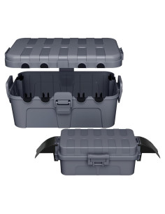 Flemoon Juego de Cajas Eléctricas Impermeables 2 Piezas Gris