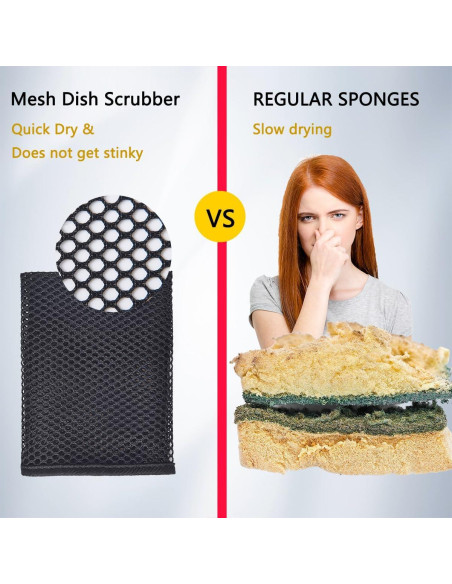 Paños de Malla VICOLOUR para Cocina 30.48x30.48 cm Paquete de 6