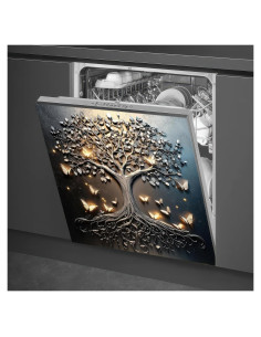 Cubierta Magnética para Lavavajillas BlissYard 58x66 cm Árbol Mariposa