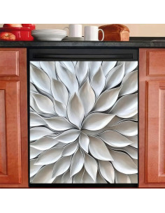 Cubierta Magnética para Lavavajillas BlissYard 58.4x66 cm Floral 2