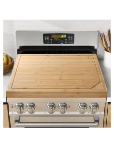 Tapa de Estufa de Madera de Bambú Recuerdos Divertidos 76.2x55.9cm