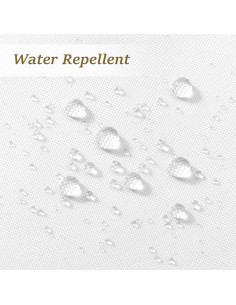 Cortina de Ducha N&Y HOME Blanca Repelente al Agua 180x183 cm 2