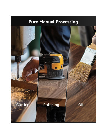 Reposamuñecas Ergonómico ASFSKY de Madera Nuez con Espuma