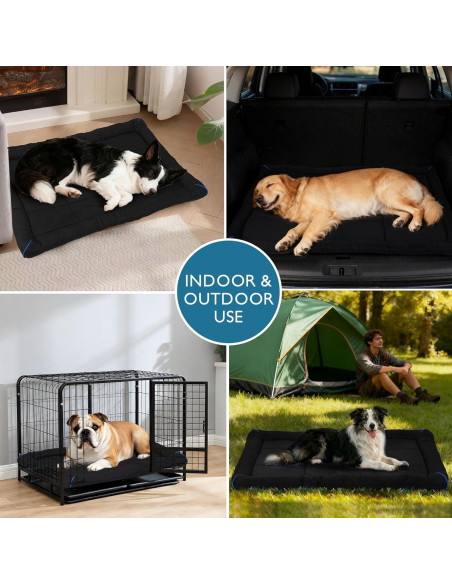 Cama para Perros Impermeable YUUHENG XL Negra - Alfombrilla Oxford