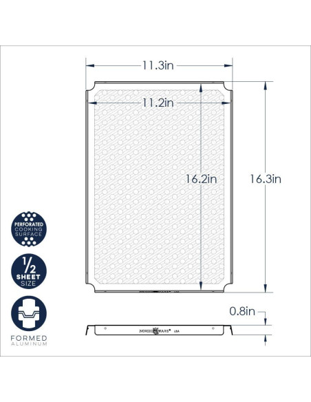 Rejilla Multiusos Nordic Ware 28.7x41.4 cm para Horno