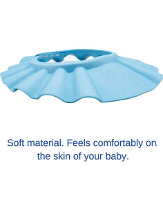 Gorro de Baño para Bebé Wenzhou Ajustable Azul 30x30cm 2