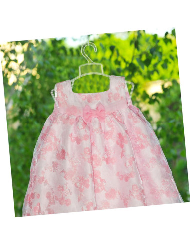 Conjunto de 20 Perchas de Plástico Rosa para Bebés Ciieeo