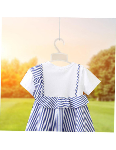 Conjunto de 20 Perchas de Plástico Rosa para Bebés Ciieeo