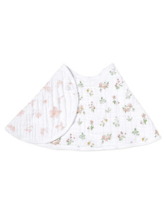 Babero Burpy Aden + Anais Floral de Campo 100% Algodón 57x28cm