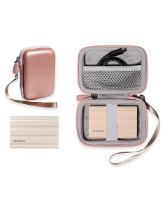 Funda Alltravel para Samsung T7 Shield SSD 1TB 2TB 4TB Oro Rosa