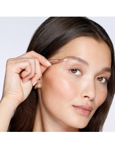 Pinzas Mini Anguladas Tweezerman Oro Rosa con Estuche 2