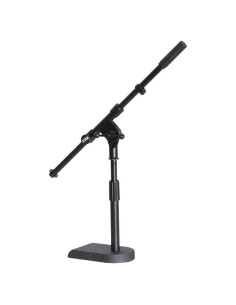 Soporte de Micrófono Corto OnStage MS7920B Ajustable Negro