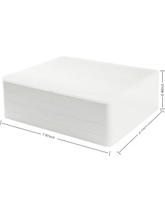 Caja de Almacenamiento de Teclas Hyekit 4 Capas PBT Blanca 2