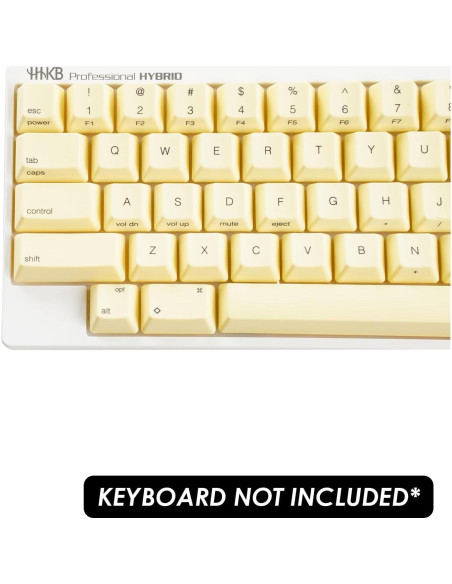 Juego de teclas PBT Diente de león 60 teclas HHKB Professional