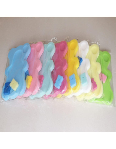 Esponja de Baño Antideslizante Kisangel para Bebé Verde 50.5x31cm