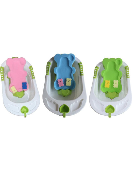 Esponja de Baño Antideslizante Kisangel para Bebé Verde 50.5x31cm