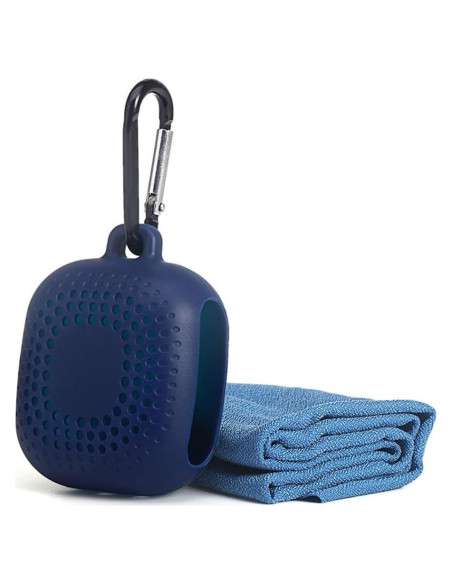 Toalla de Secado Rápido AKOAK 40x40 cm Microfibra Azul