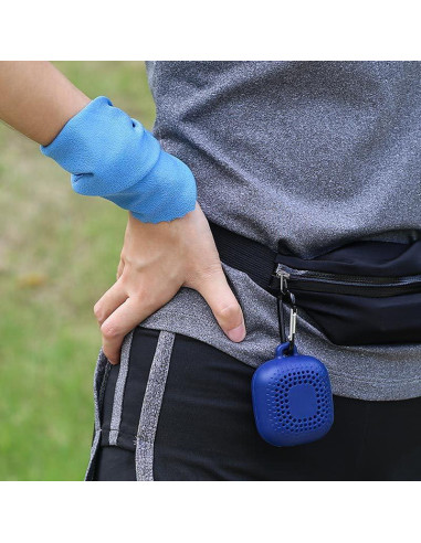 Toalla de Secado Rápido AKOAK 40x40 cm Microfibra Azul