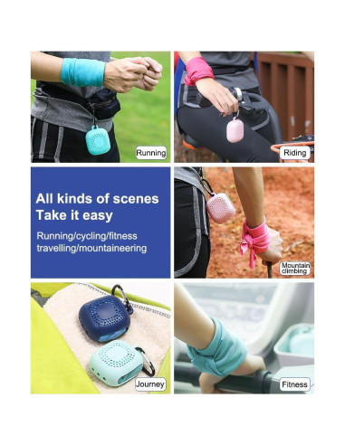 Toalla de Secado Rápido AKOAK 40x40 cm Microfibra Azul