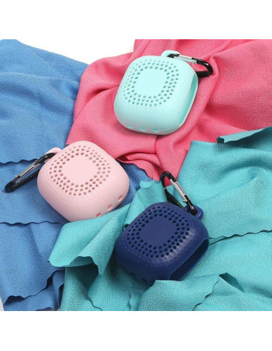 Toalla de Secado Rápido AKOAK 40x40 cm Microfibra Azul