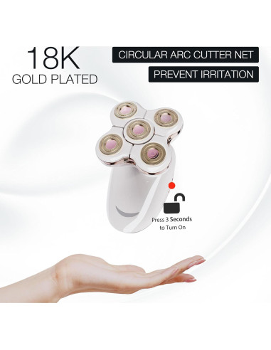 Afeitadora Eléctrica VIMC BS-8008 Inalámbrica para Mujeres