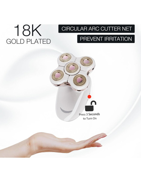 Afeitadora Eléctrica VIMC BS-8008 Inalámbrica para Mujeres